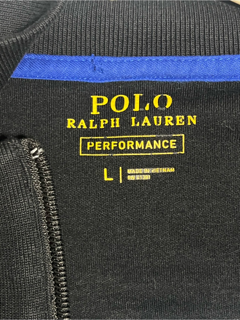 Polo Ralph Lauren Performance Colorblocked Track Jacket Color Block Cotton Size - Picture 3 of 6